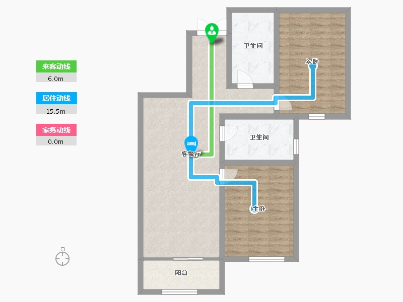 山东省-青岛市-新城・海韵名邦-83.01-户型库-动静线