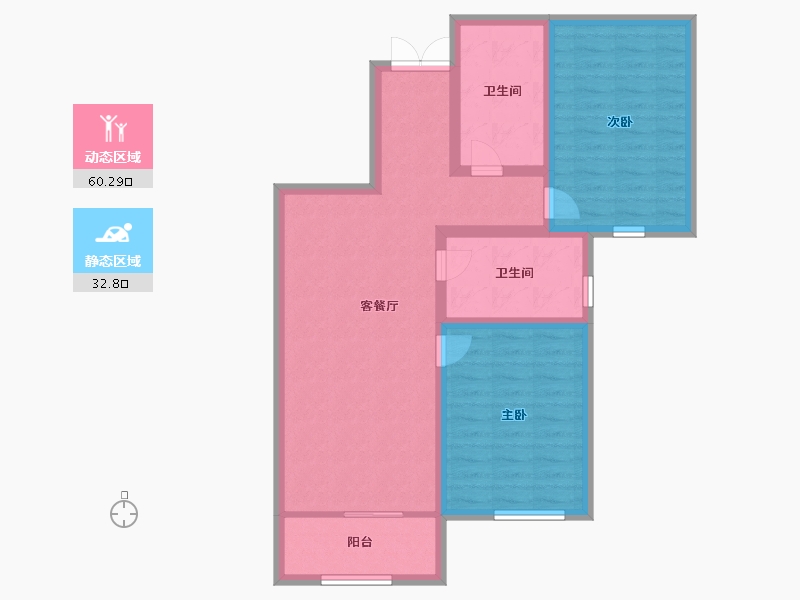 山东省-青岛市-新城・海韵名邦-83.01-户型库-动静分区