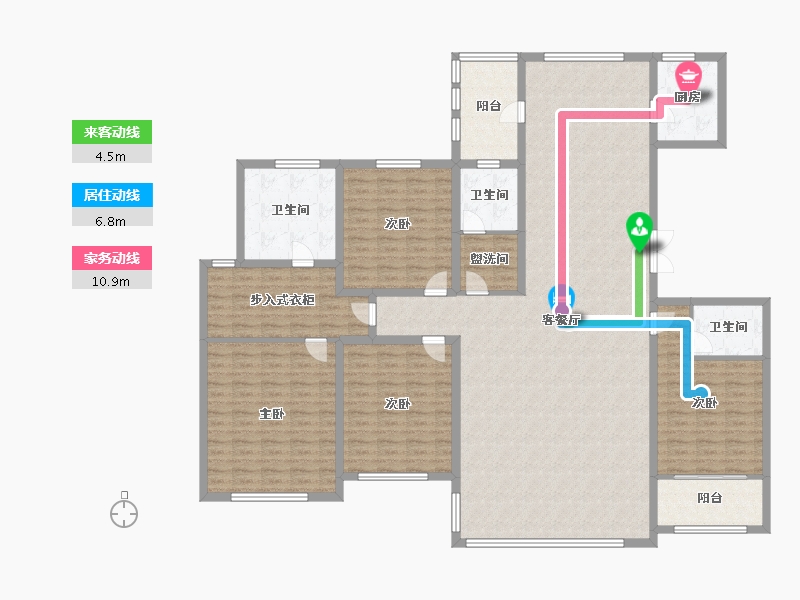 山东省-济南市-三庆御园-200.00-户型库-动静线