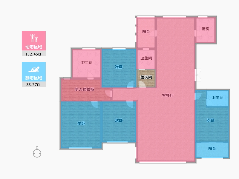 山东省-济南市-三庆御园-200.00-户型库-动静分区