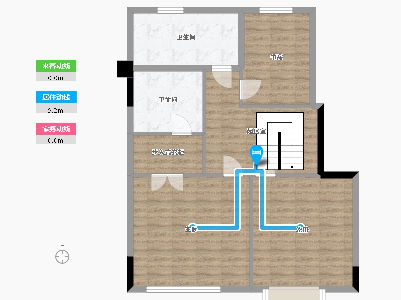 福建省-福州市-世茂云樽-80.74-户型库-动静线