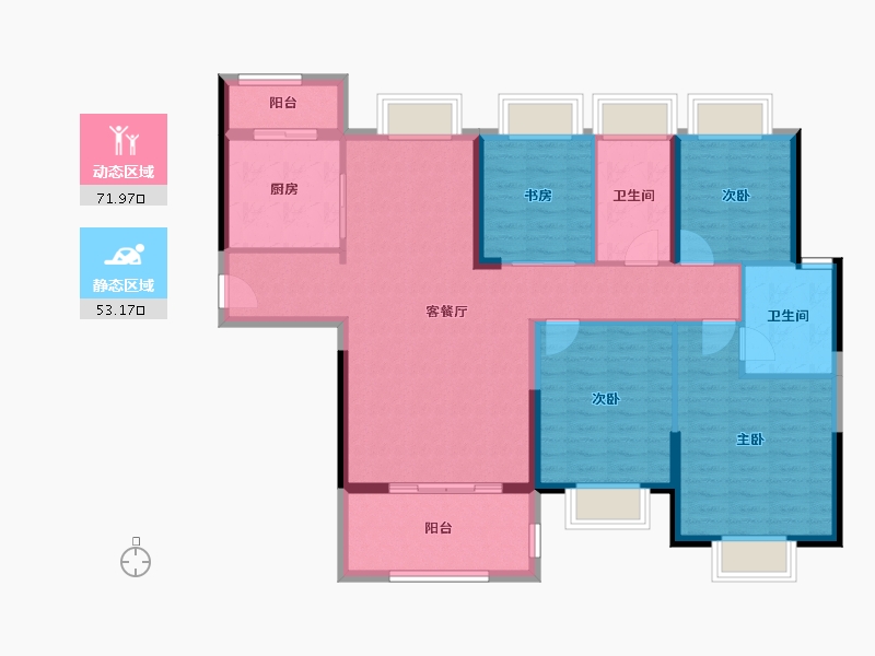 广西壮族自治区-梧州市-奥园名湖城-113.00-户型库-动静分区