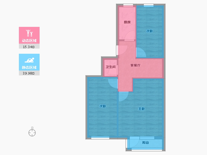 北京-北京市-角门-49.09-户型库-动静分区