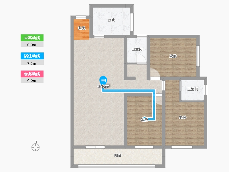 陕西省-宝鸡市-瑞丰上都-97.27-户型库-动静线