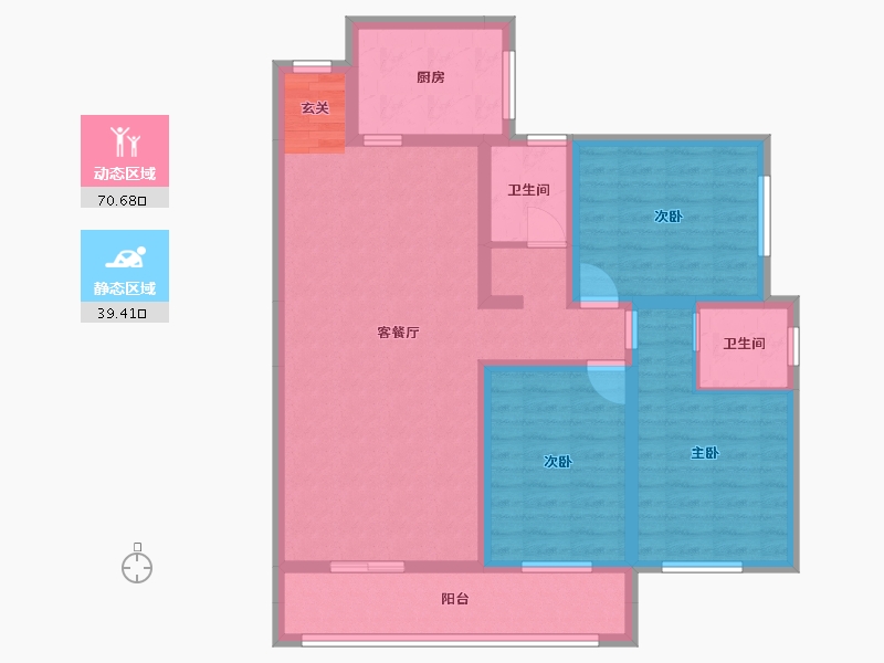 陕西省-宝鸡市-瑞丰上都-97.27-户型库-动静分区