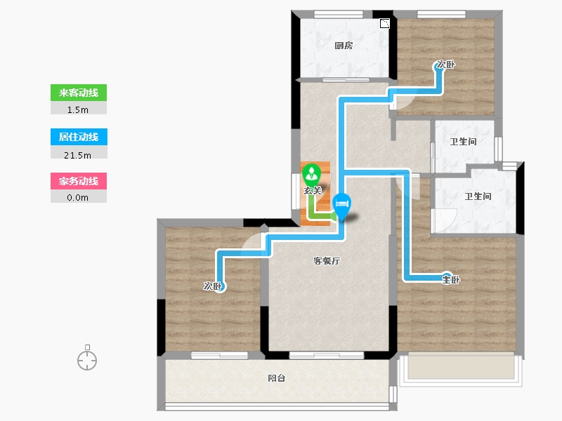 浙江省-舟山市-宋都・悦宸府-88.00-户型库-动静线