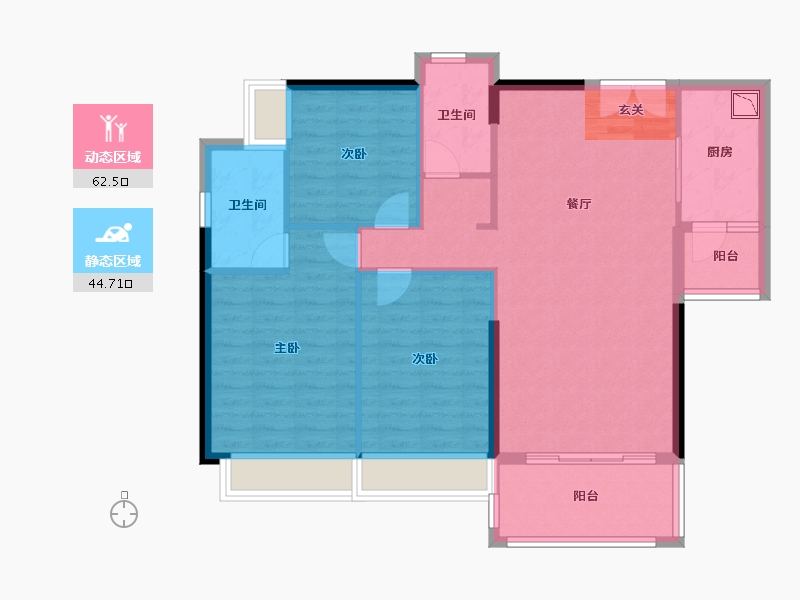 广东省-江门市-天鹅湾-97.23-户型库-动静分区