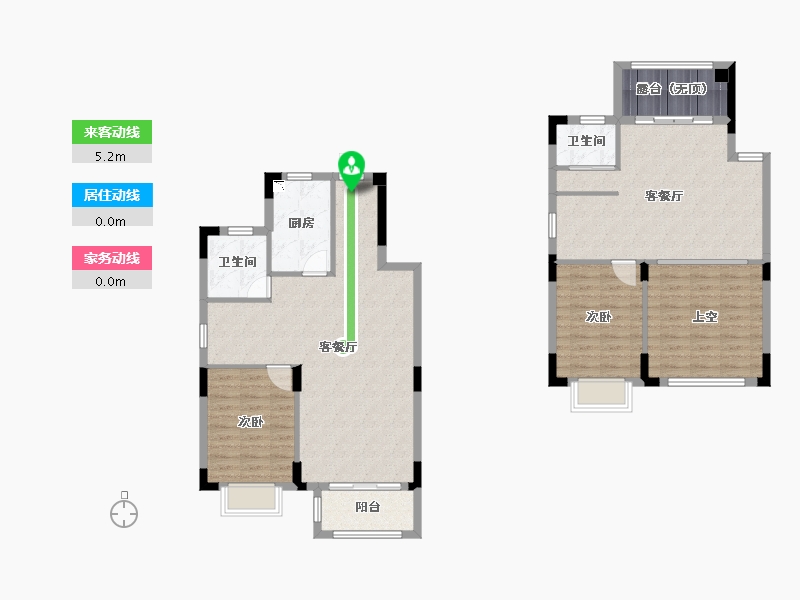 湖北省-武汉市-武建龙樾上城-117.73-户型库-动静线