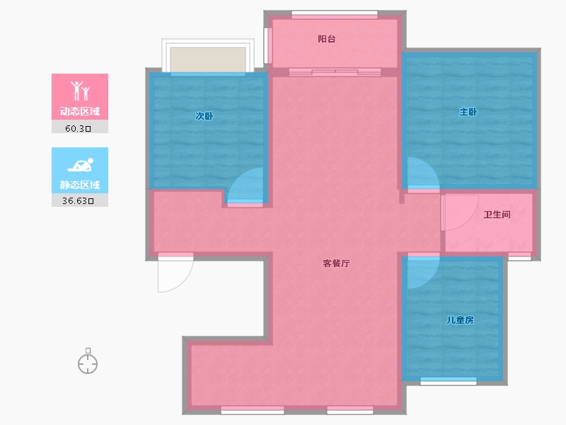 河南省-许昌市-万象城-87.01-户型库-动静分区