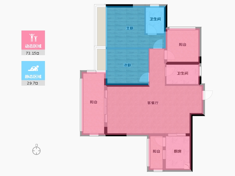 广东省-惠州市-万象湖-92.05-户型库-动静分区