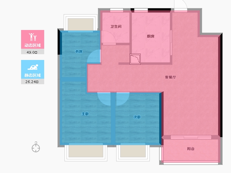 江西省-南昌市-新力城-67.01-户型库-动静分区