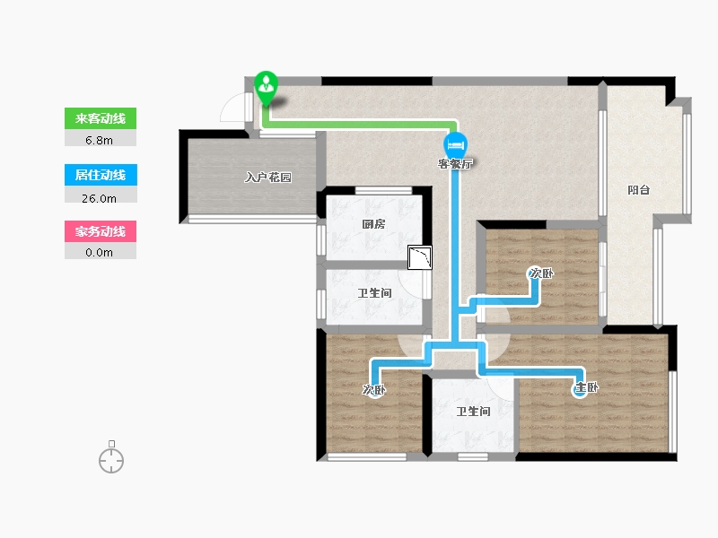 湖南省-长沙市-浏阳利通太悦城-108.00-户型库-动静线