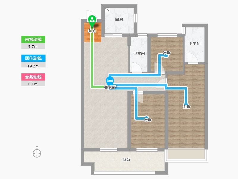 河南省-南阳市-方城・中梁首府-88.00-户型库-动静线