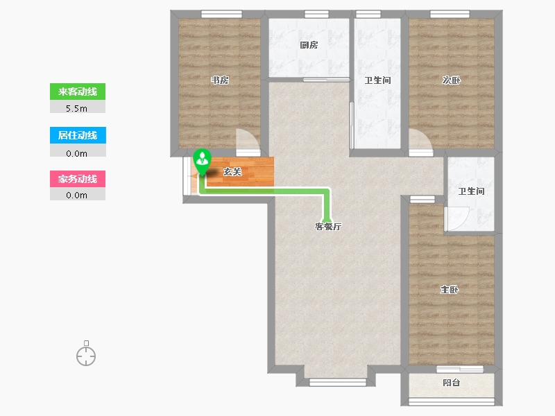 河北省-廊坊市-卓立金领域-94.02-户型库-动静线