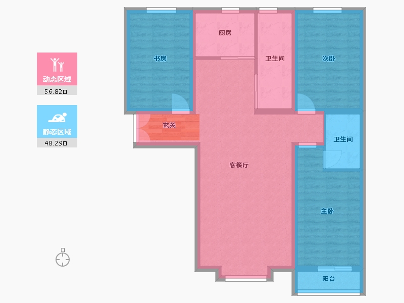 河北省-廊坊市-卓立金领域-94.02-户型库-动静分区