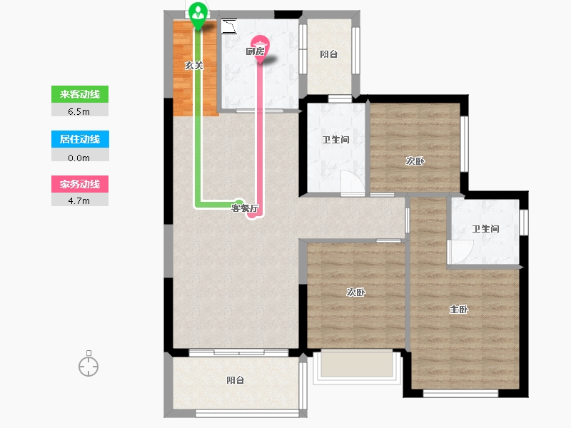 广西壮族自治区-南宁市-南宁恒大悦龙台-92.00-户型库-动静线