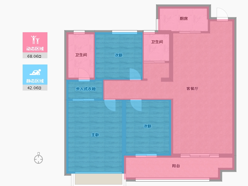 山东省-菏泽市-佳和雅园-99.20-户型库-动静分区