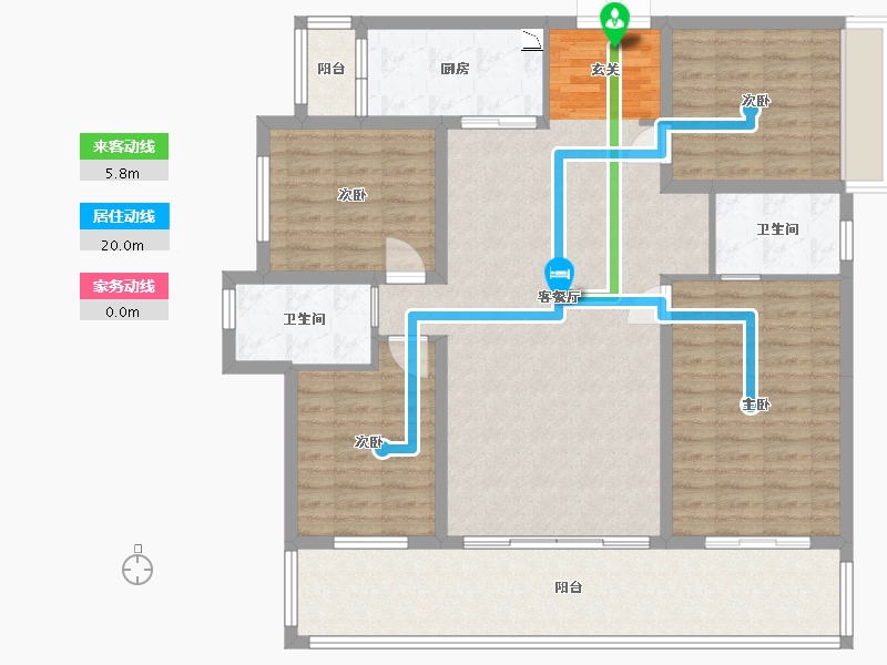 广西壮族自治区-南宁市-阳光城江山�Z原-127.74-户型库-动静线