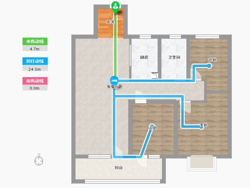 山东省-青岛市-海尔产城创衡山学府-84.00-户型库-动静线