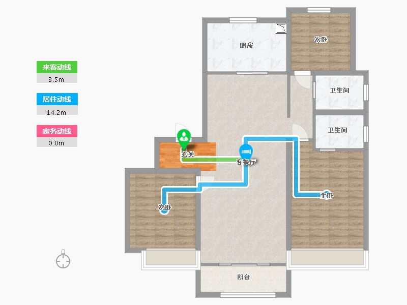 山东省-青岛市-中建锦绣天地-107.20-户型库-动静线