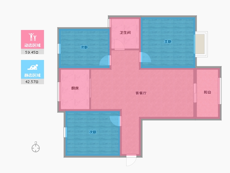 江苏省-连云港市-尚书院-91.19-户型库-动静分区