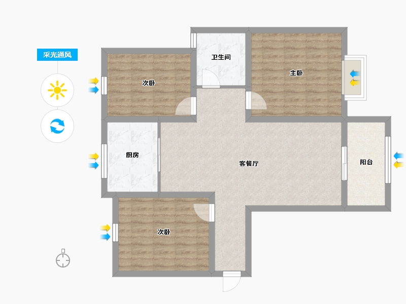 江苏省-连云港市-尚书院-91.19-户型库-采光通风