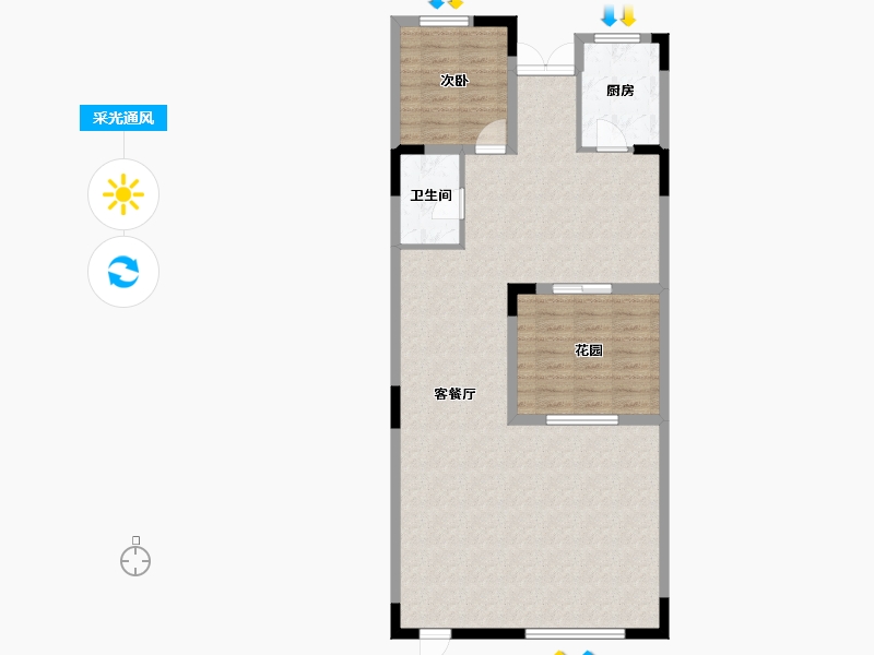 陕西省-西安市-力高-93.70-户型库-采光通风