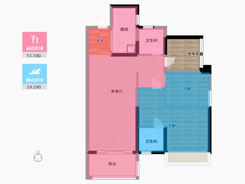 广东省-佛山市-保利中交大都汇-79.38-户型库-动静分区