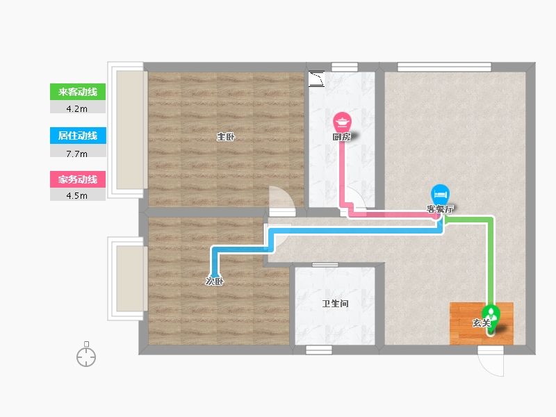 黑龙江省-哈尔滨市-会展城上城・星御-70.40-户型库-动静线