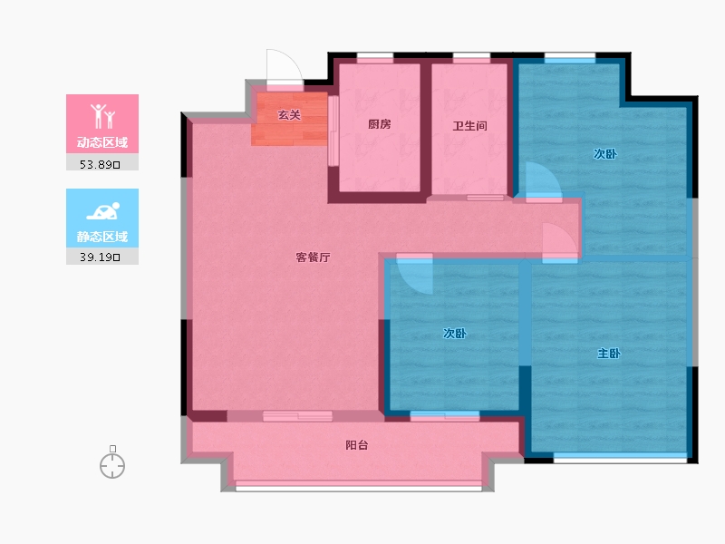 江苏省-扬州市-启迪科技城丨融悦-82.40-户型库-动静分区