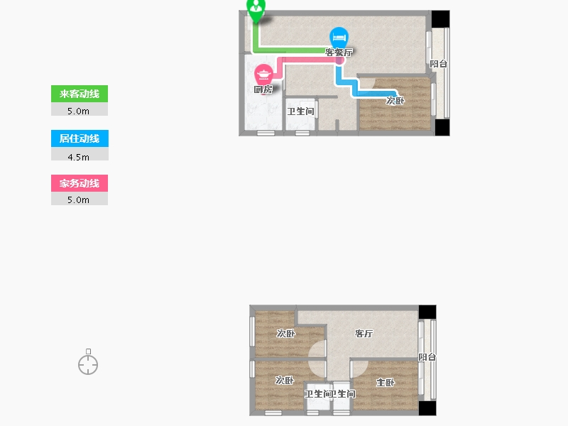 广东省-深圳市-湾景商务中心-81.56-户型库-动静线