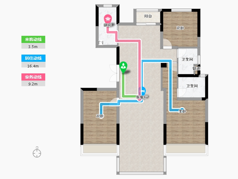 河南省-郑州市-正商丰华上境-109.41-户型库-动静线