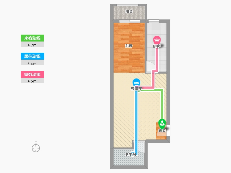 河北省-廊坊市-雷捷时代广场二期-40.17-户型库-动静线