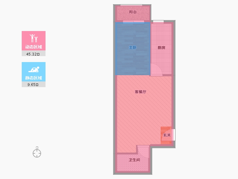 河北省-廊坊市-雷捷时代广场二期-40.17-户型库-动静分区