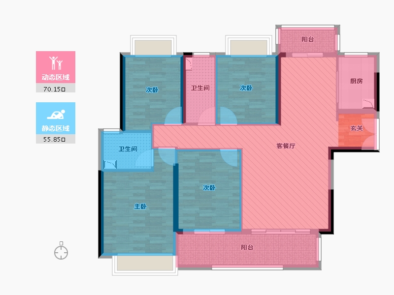 广东省-梅州市-梅州-111.37-户型库-动静分区