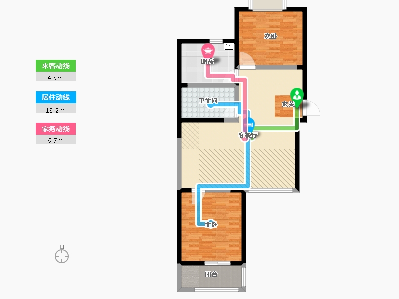 河北省-石家庄市-瑞家花园-87.20-户型库-动静线