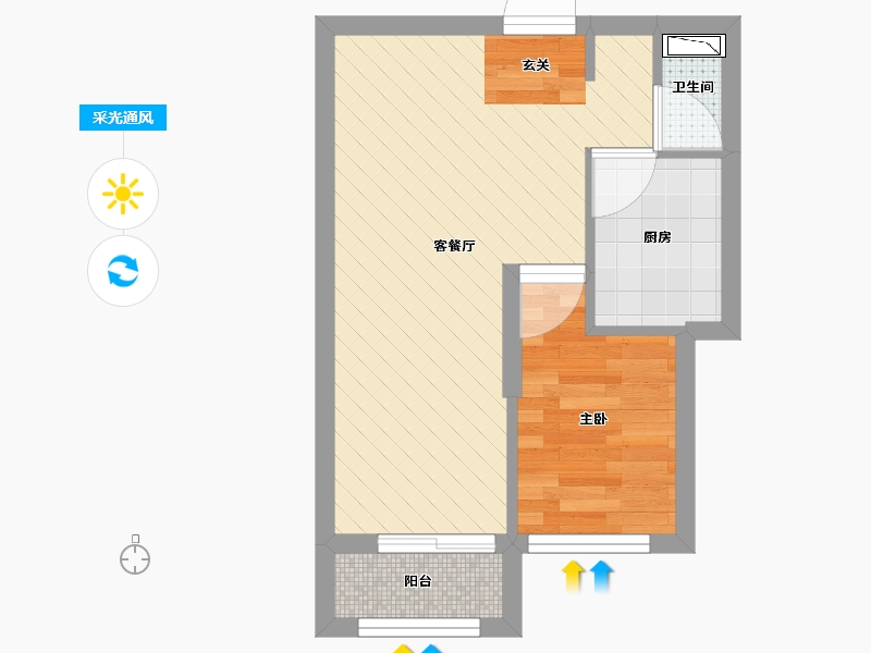 北京-北京市-泰禾拾景园-31.89-户型库-采光通风