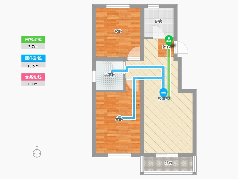 山西省-大同市-锦绣学府-58.97-户型库-动静线