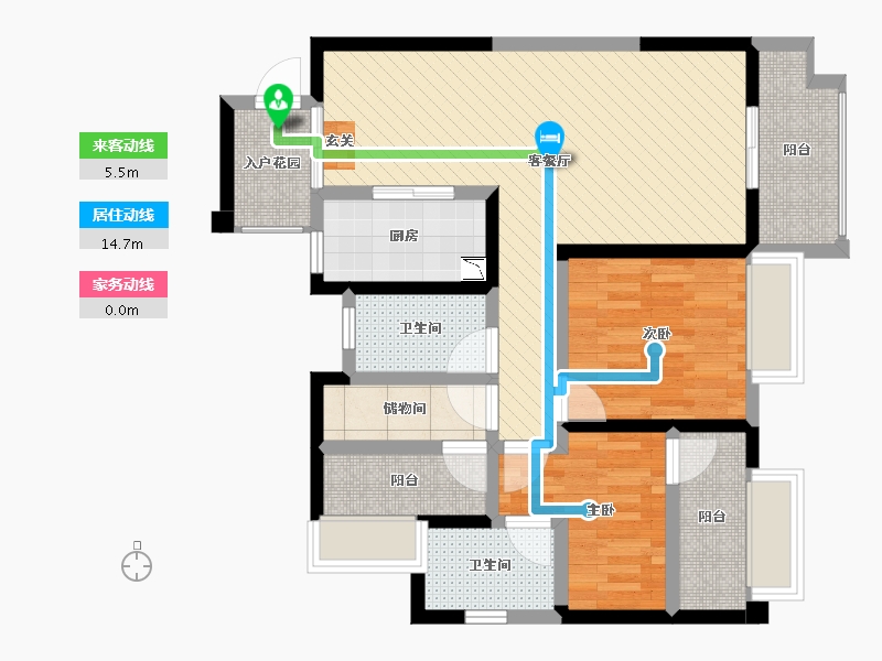 四川省-南充市-佳兆业君汇上品-79.07-户型库-动静线