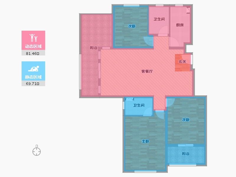 河南省-安阳市-四季花都-135.00-户型库-动静分区