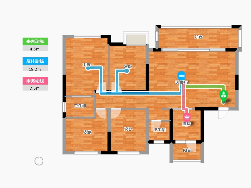 四川省-乐山市-马边广场-103.28-户型库-动静线