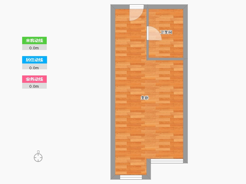 浙江省-杭州市-世茂广场-34.05-户型库-动静线