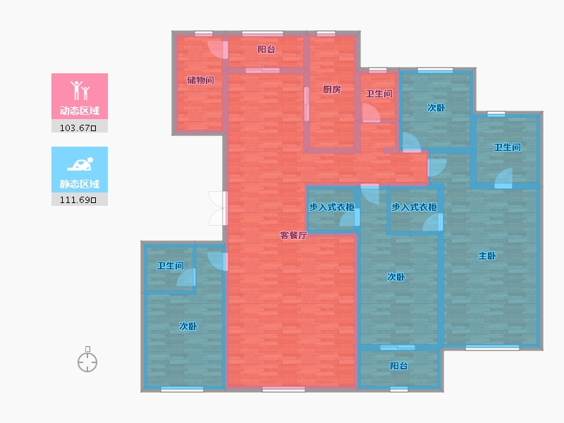 河北省-衡水市-天正-193.41-户型库-动静分区