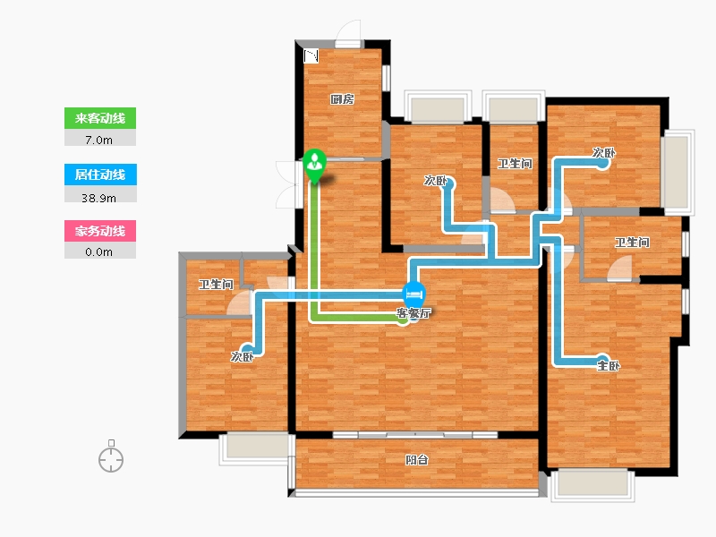 云南省-昆明市-融创文旅城-152.15-户型库-动静线