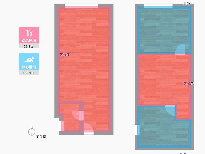 广东省-广州市-公园汇-32.00-户型库-动静分区