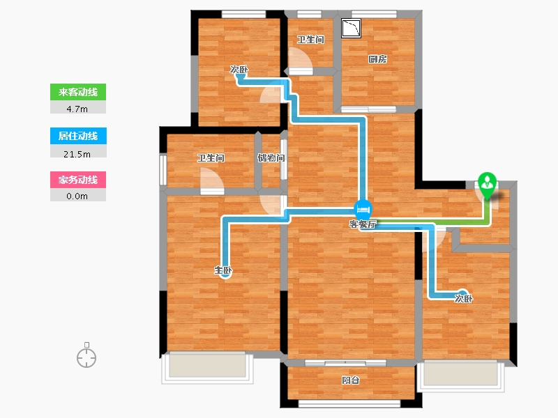 山东省-济南市-济南中麓府-101.97-户型库-动静线