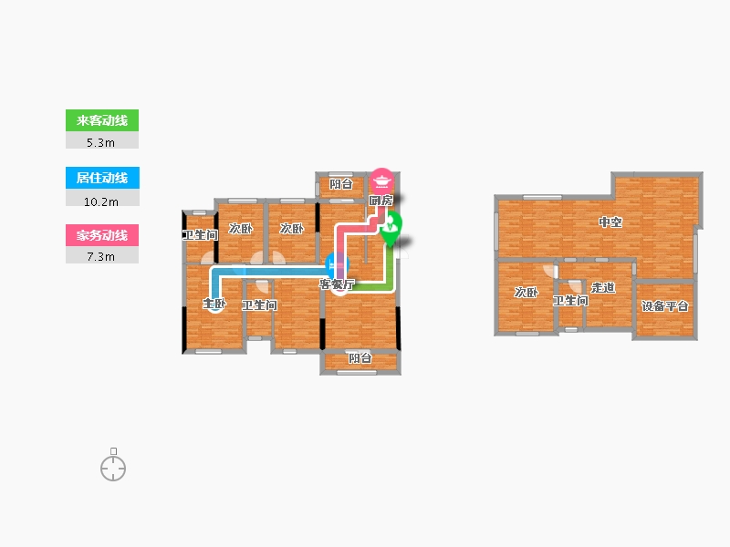 广西壮族自治区-桂林市-融创文旅城-209.64-户型库-动静线