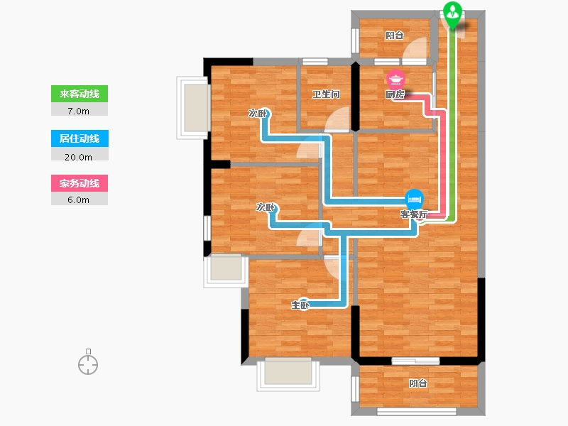 广东省-阳江市-联城新世纪-81.80-户型库-动静线