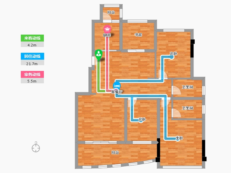 贵州省-六盘水市-山语城-113.50-户型库-动静线