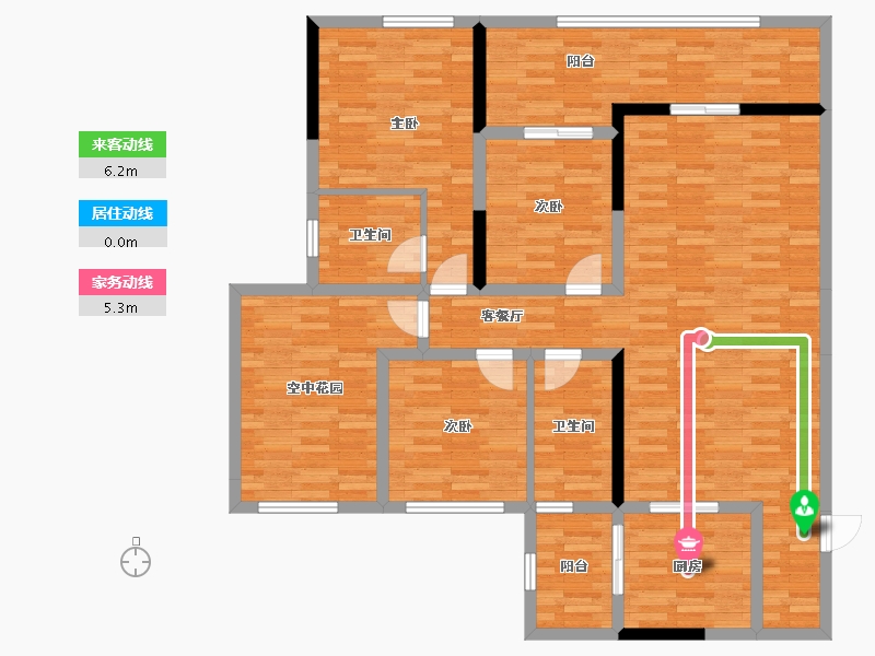 贵州省-毕节市-纳雍雍和世纪城-125.37-户型库-动静线